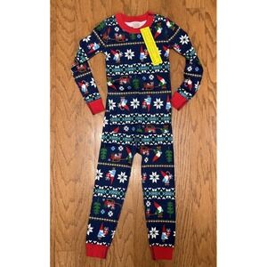Hanna Andersson Gnome Sweet Gnome 2pc Pajamas  Size 110 US 5 Christmas NEW!